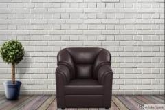 Westido Burj Leatherette 1 Seater Sofa