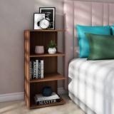 Woodbuzz Engineered Wood Bedside Table