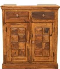 Wooddecor Solid Wood Bar Cabinet