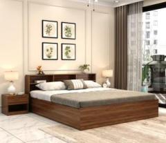 Wooden Street Barriss Bed With Box Storage For Bed Room/Guest Room Engineered Wood Queen Box Bed