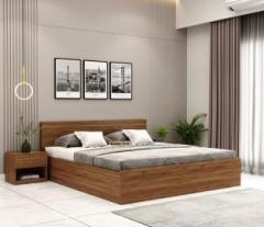 Wooden Street Harper Premium Engineer Wood King Size Platform Bed With Box Storage Engineered Wood King Box Bed