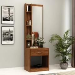 Wooden Street Orbit Dressing Table With Drawer Storage For Bedroom/Guestroom/Hotel Engineered Wood Dressing Table