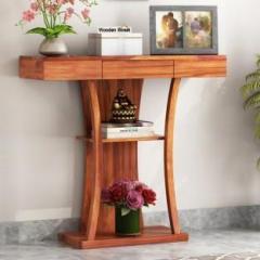 Wooden Street Sirin Console Table Solid Wood Console Table