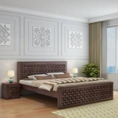 Woodenjoy Sheesham Wood Bed/Cot Bed/Palang For Bed Room/Home/Hotel Solid Wood Queen Bed