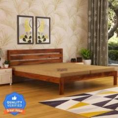 Woodenpoint A beautiful queen size bed For Bed Room /Guest Room /Hotel Solid Wood Solid Wood Queen Bed