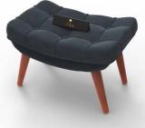 Woodentwist Ottoman Cushioned Button Tufted Living & Bedroom Stool