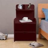 Woodenworld Solid Wood Bedside Table