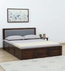 Woodmart Solid Sheesham Wood Queen Size Bed For/Bed Room/Living Room/Home/Hotels Solid Wood Queen Box Bed