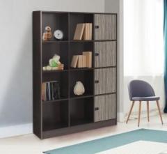 Woodness Engineered Wood Semi Open Book Shelf Engineered Wood Semi Open Book Shelf