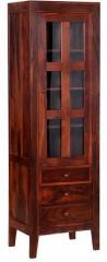 Woodsworth Alexander Solid Wood Book Case in Honey Oak Finish