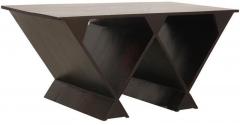 Woodsworth Alexander Solid Wood Coffee Table in Espresso Walnut Finish