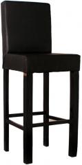 Woodsworth Alexander Upholstered Bar Chair in Espresso Walnut Finish