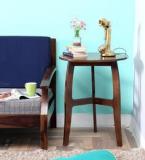 Woodsworth Alma End Table In Provincial Teak Finish