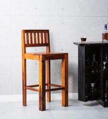 Woodsworth Amarillo Bar Chair in Honey Oak Finish