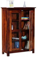 Woodsworth Andorra Solid Wood Cabinet in Honey Oak Finish