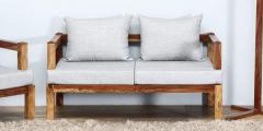 Woodsworth Ann Arbor Two Seater Sofa in Provincial Teak Finish