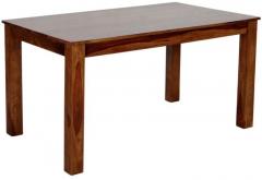 Woodsworth Athena Dining Table in Provincial Teak with Melamine Finish