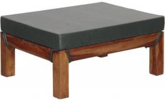 Woodsworth Athena Foot Stool in Provincial Teak with Melamine Finish