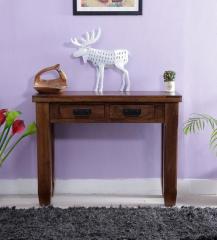 Woodsworth Atlanta Grande Console Table in Provincial Teak Finish