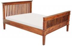 Woodsworth Barcelona King Sized Bed in Colonial Maple Finish