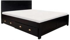 Woodsworth Barcelona Queen Size Bed in Espresso Walnut Finish