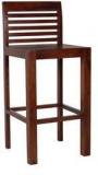 Woodsworth Barcelona Solid Wood Bar Chair In Provincial Teak Finish