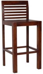 Woodsworth Barcelona Solid Wood Bar Chair in Provincial Teak Finish