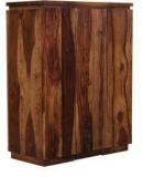 Woodsworth Barquisimeto Solid Wood Bar Cabinet In Provincial Teak Finish