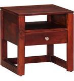 Woodsworth Barquisimeto Solid Wood Bed Side Table In Honey Oak Finish