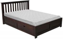 Woodsworth Barranquilla Queen Sized Bed with storage in Espresso Walnut Finish