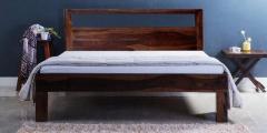 Woodsworth Bellevue Queen Size Bed in Provincial Teak Finish