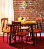 Woodsworth Bernadita Four Seater Dining Set In Honey Oak Finish