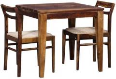 Woodsworth Bibiana Two Seater Dining Set in Provincial Teak Finish