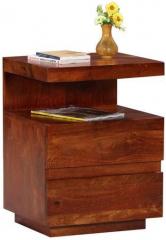 Woodsworth Bochum Solid Wood Bedside Table in Honey Oak Finish