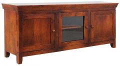 Woodsworth Bogota Solid Wood Entertainment Unit in Colonial Maple Finish