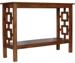 Woodsworth Brasilia Console Table in Provincial Teak Finish