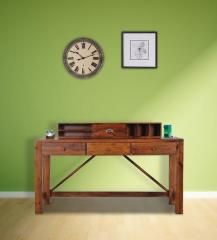 Woodsworth Brasilia Study & Laptop Table in Honey Oak Finish