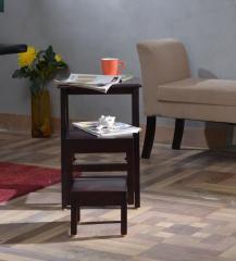 Woodsworth Cali Set Of Tables in Passion Mahogany finish