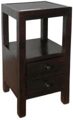 Woodsworth Caracas End Table in Espresso Walnut Finish