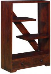 Woodsworth Casa Chavez Book Shelf With Two Drawers In Colonial Maple Finish