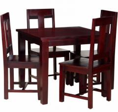 Woodsworth Casa Madera Four Seater Dining Set in Passion Mahogany