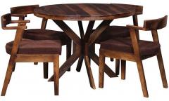 Woodsworth Casa Madera Four Seater Dining Set in Provincial Teak Finish