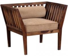 Woodsworth Casa Madera One Seater Sofa in Provincial Teak Finish