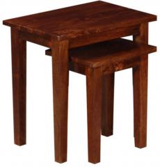 Woodsworth Casa Madera Set Of Tabels in Provincial Teak Finish