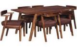 Woodsworth Casa Madera Six Seater Dining Set In Provincial Teak Finish