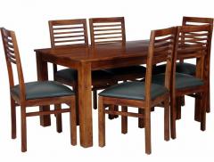 Woodsworth Casa Madera Six Seater Dining Set in Provincial Teak