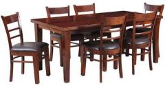 Woodsworth Casa Madera Solid Wood Dining Set In Honey Oak Finish