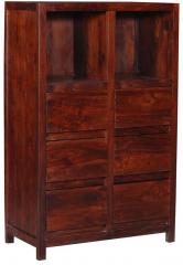 Woodsworth Casa Rio Sheesham Wood Book Case in Colonial Maple Finish