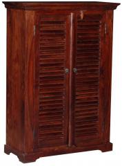 Woodsworth Casa Rio Sheesham Wood Wardrobe in Colonial Maple Finish