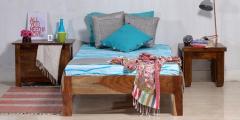 Woodsworth Casa Rio Single Bed in Natural Finish